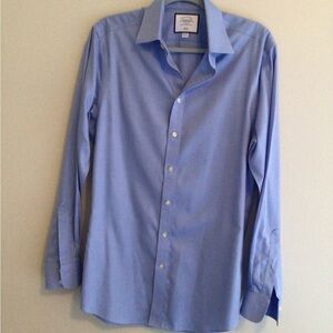 Charles Tyrwhitt  Button-Down Oxford Slim Fit Shirt Single Cuff sized 15 1/5 35
